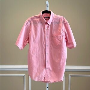 Nautica Classic Fit Pink Gingham Button Down Size Large